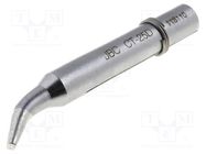 Tip; bent chisel; 3x1.8mm; for  soldering iron JBC TOOLS