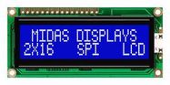 DISPLAY, ALPHANUMERIC, 16X2, WHITE