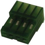 CONNECTOR, RCPT, 4POS, 1ROW, 2.54MM