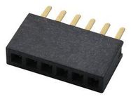 CONNECTOR, RCPT, 6POS, 1ROW, 1.27MM