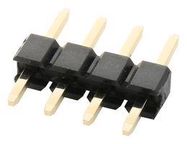 CONNECTOR, HEADER, 4POS, 1ROW, 2.54MM