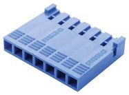RCPT HOUSING, 7POS, GF POLYESTER, BLUE