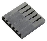 CONNECTOR, RCPT, 6POS, 1ROW, 2.54MM