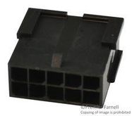 CONNECTOR HOUSING, PLUG, 10POS, 3MM