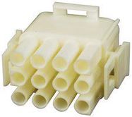 CONNECTOR HOUSING, PL, 12POS, 6.35MM
