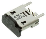 MICRO USB CONN, 2.0 TYPE B, RCPT, 5POS