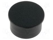 Cap; thermoplastic; push-in; black CLIFF