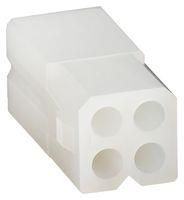 CONNECTOR HOUSING, RCPT, 4POS