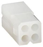 CONNECTOR HOUSING, RCPT, 4POS, 3.68MM