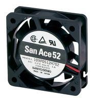 AXIAL FAN, 52MM, 12VDC, 9CFM, 27DBA