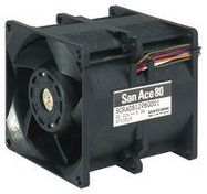 AXIAL FAN, 80MM, 12VDC, 158.9CFM, 76DBA