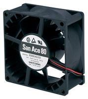 AXIAL FAN, 80MM, 12VDC, 80CFM, 49DBA