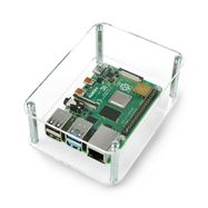 Case for Raspberry Pi 4B/3B+/3B/2B open transparent