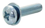 PAN HEAD POZIDRIV SCREW, STEEL, M3,PK100