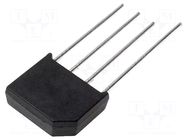 Bridge rectifier: single-phase; Urmax: 200V; If: 4A; Ifsm: 200A VISHAY
