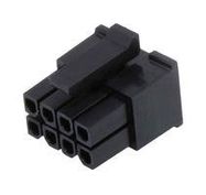 CONNECTOR HOUSING, RCPT, 8POS