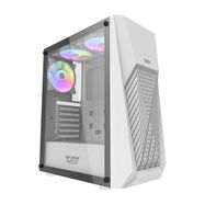 Computer case Darkflash DK150 with 3 fans (white), Darkflash