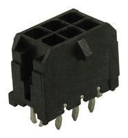 CONNECTOR, HEADER, 6POS, 2ROW, 3MM