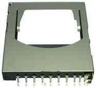 SD CARD CONN, PUSH-PUSH, 9POS, SMT