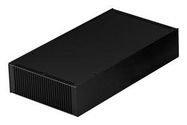 ENCLOSURE, HEAT SINK, ALUMINIUM, BLACK