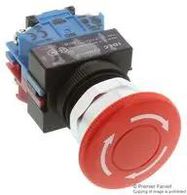 SWITCH, EMERGENCY STOP, 1NO/1NC, 600VAC