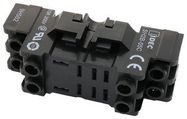 RELAY SOCKET, DIN RAIL, 8PIN, SCREW