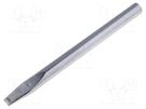 Tip; chisel; 4mm; for  soldering iron; PENSOL-KD-80 SOLOMON SORNY ROONG