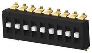 DIP SWITCH, 9POS, SP3T, SLIDE, SMD