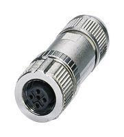 SENSOR CONNECTOR, M12, RCPT, 3POS, CABLE