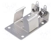 Holder; 6F22; Batt.no: 1; PCB,screw; solder lugs; aluminium KEYSTONE