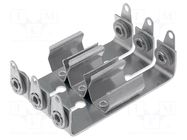 Holder; AAA,R3; Batt.no: 3; screw; aluminium KEYSTONE