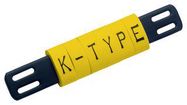 CABLE MARKER, PVC, 6MM, YELLOW