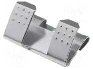 Contact; Batt.no: 2; SNAP-IN,push-in; Contacts: steel; spring KEYSTONE
