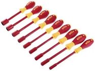 SAE NUT DRIVER SET, INSULATED, 9PC