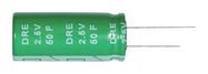 CAP, 3.3F, 2.5V, DOUBLE LAYER, RADIAL