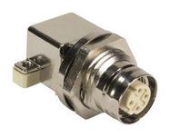 SENSOR CONNECTOR, M12, RCPT, 4POS, PANEL