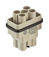 HEAVY DUTY INSERT, PLUG, 4POS, 10MM2