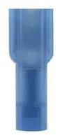 FEMALE DISCONNECT, 6.35MM, 16-14AWG, BLU