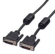 AUDIO CABLE, DVI-D PLUG, 10M, BLACK