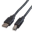 USB CABLE, 2.0 A-B PLUG, 4.5M, BLK