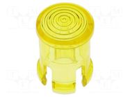 LED lens; round; yellow; lowprofile; 5mm KEYSTONE