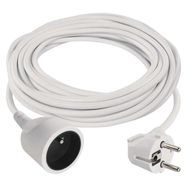 Extension Cord 10 m / 1 socket / white / PVC / 1 mm2, EMOS