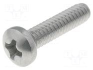 Screw; UNC4-40x12.7; 40; Head: cheese head; Phillips; PH1 KEYSTONE