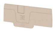 END PLATE, BEIGE, TERMINAL BLOCK