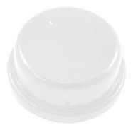 ROUND CAP, WHITE, TACTILE SWITCH