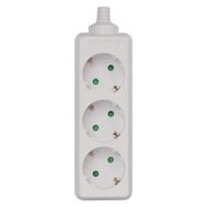 Power Strip without cable 3 sockets SCHUKO, EMOS