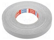 Tape: duct; W: 19mm; L: 50m; Thk: 0.31mm; grey; natural rubber; 13% TESA