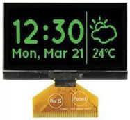DISPLAY, OLED GRAPHIC, TAB, 128X64PIXELS