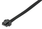 CABLE ASSY, 3POS, RCPT-RCPT, 17.7"