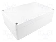 Enclosure: multipurpose; X: 120mm; Y: 180mm; Z: 60mm; 1554; grey HAMMOND